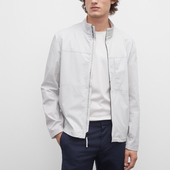 Lightweight Performance Jacket - New With Tags - NEVER WORN - Light Grey - Picture 1 of 4